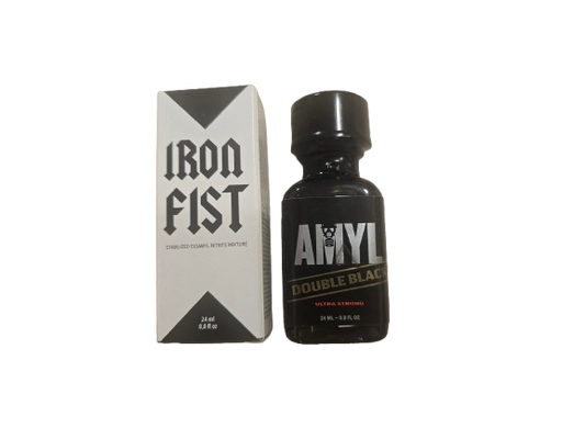Iron Fist and Amy Double Black TWIN Pack, 24 Ml