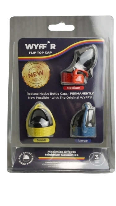 Wyffr Cap 3 Pack (Small, Medium, and Large)